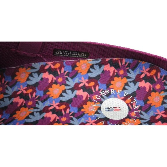 Revitalign Women's Purple Slip-On Shoes Floral Insole Cushioned 9.5 NEW - Picture 4 of 8